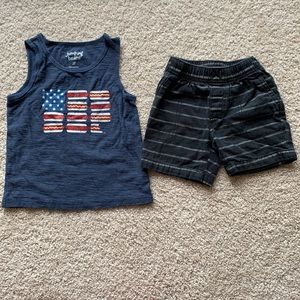 2T boys tank & shorts